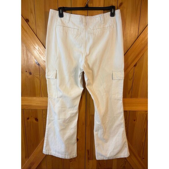 Aeropostale Women’s Low Rise Flare Utility Cream Pants NWT READ Size XL (5415) - Picture 9 of 15